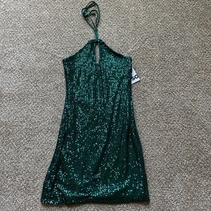 Green Sequin Dress